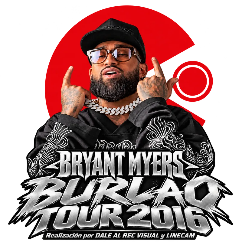 Bryant Myers · Burlao Tour · realización por Dale al REC Visual y Linecam