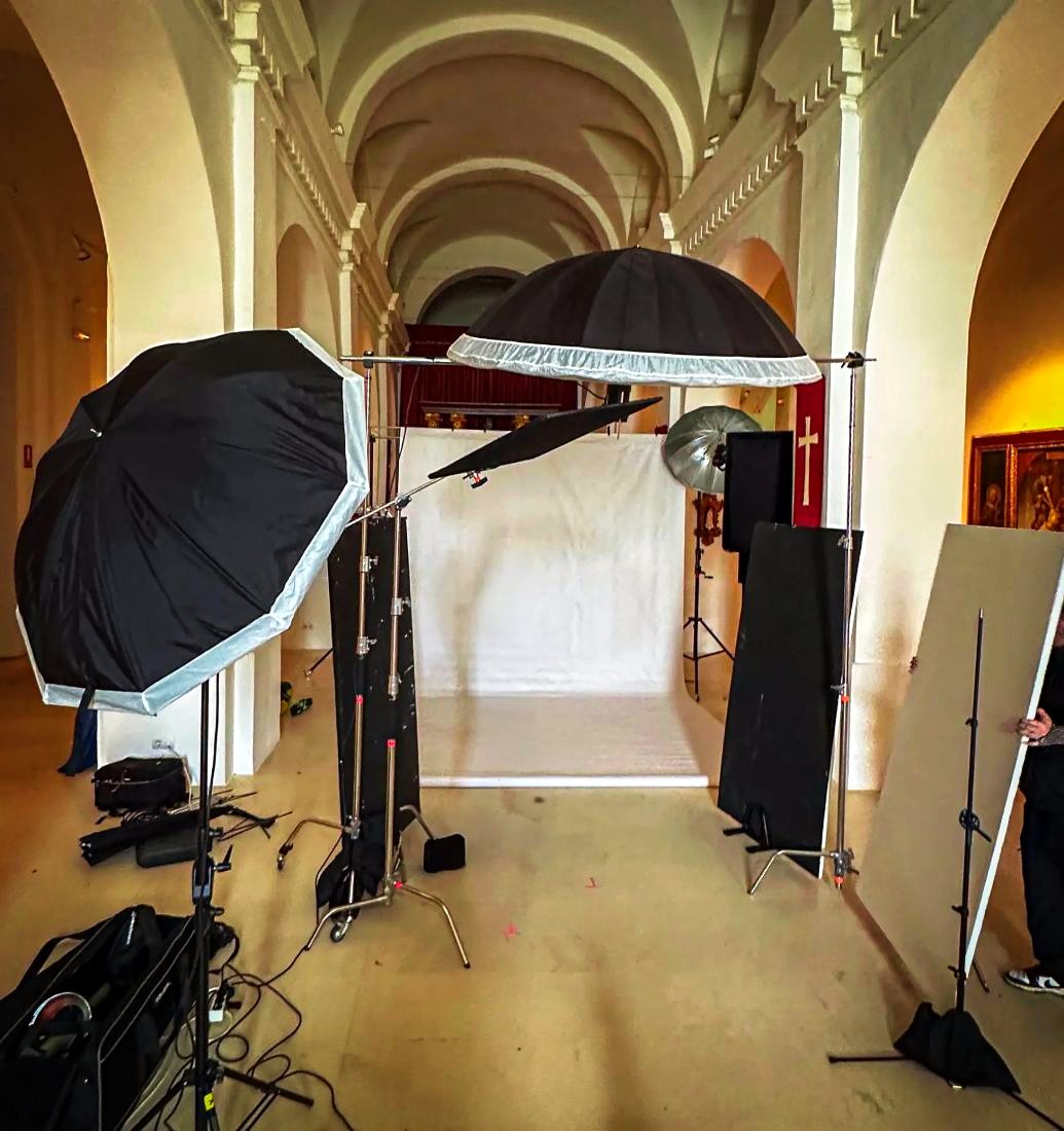 Portable cyclorama and studio hire · Portable cyclorama hire in Seville and Andalusia | Dale al Rec Visual · Dale al REC