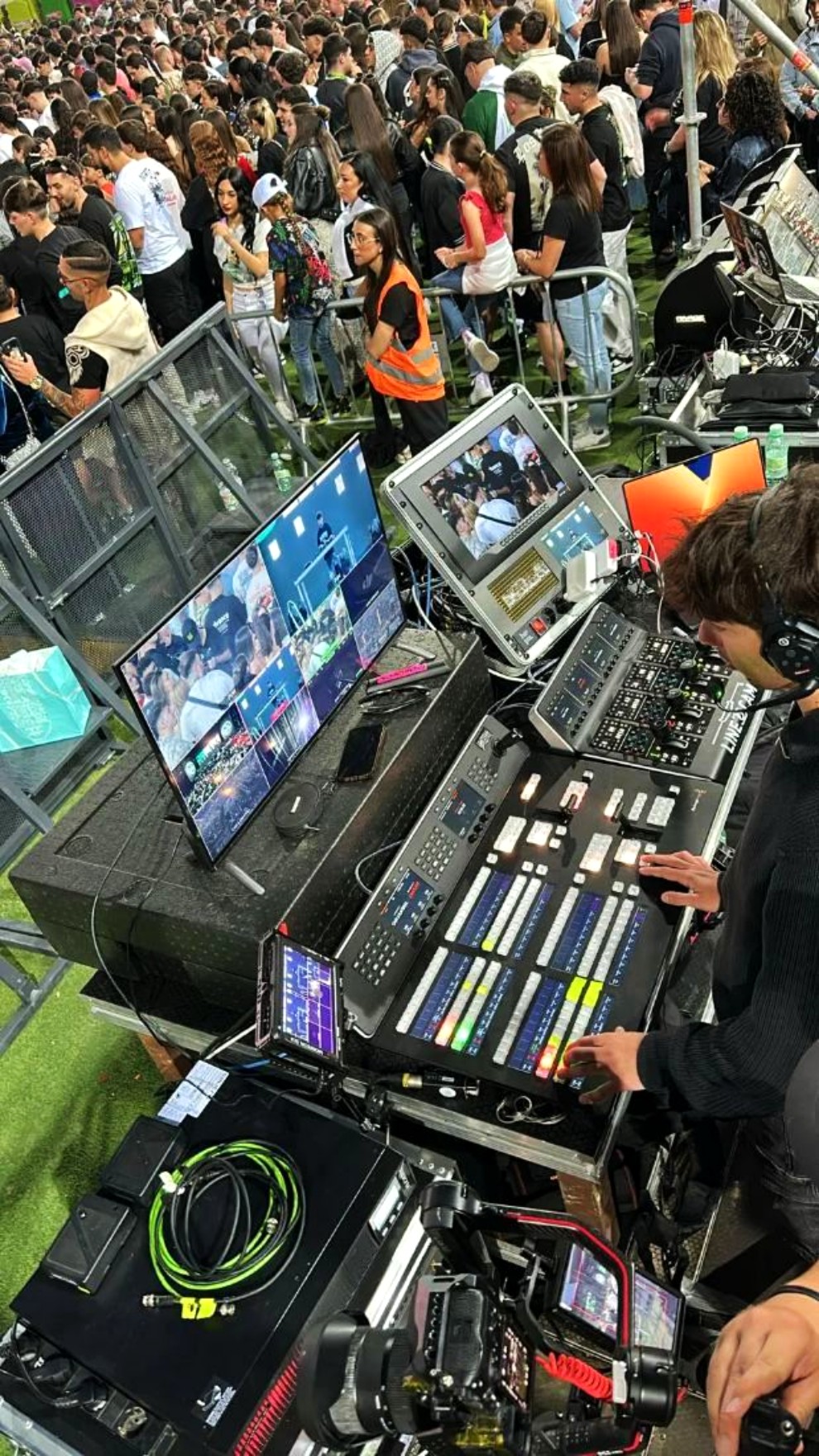 Live multi-camera production · Dale al REC